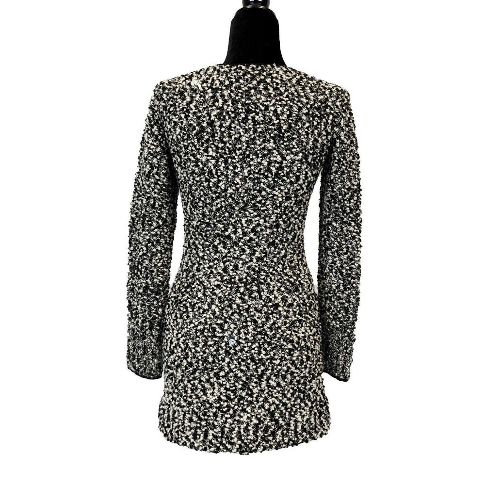 CHANEL - 94A Knit Clear Sequin Dress - Black & White - 38 US 6 - Picture 2 of 12